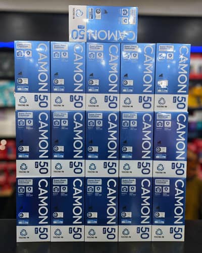 Tecno Camon 50 Box Pack/ Camon 50 Pro / Spark 40 Pro Plus+ / 50 / Go 3