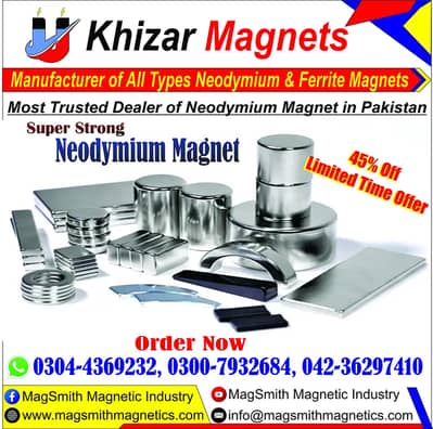 10000 Gauss Neodymium Magnets available with certification