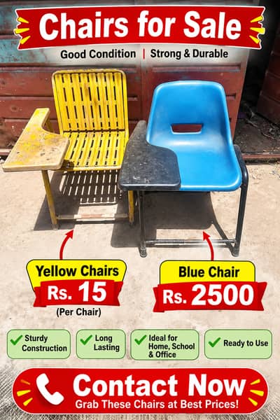 School chairs