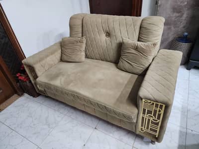 2 seater beige color Sofa