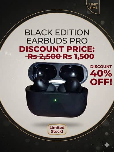 BLACK EDITION EARBUDS PRO"