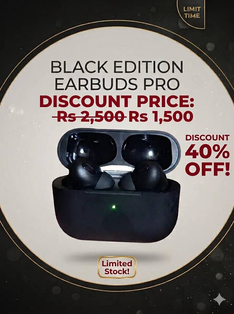 BLACK EDITION EARBUDS PRO" 0
