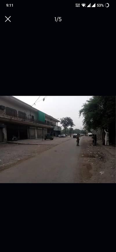 10 Marla Commercial property double corner for sale in saddar bazar