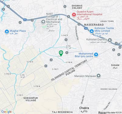 Plot for Sale in CDA Sector I-14/3, Islamabad