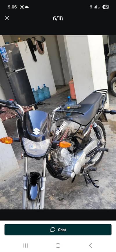 suzuki gd 110 2022 model half genuine condition contact on call