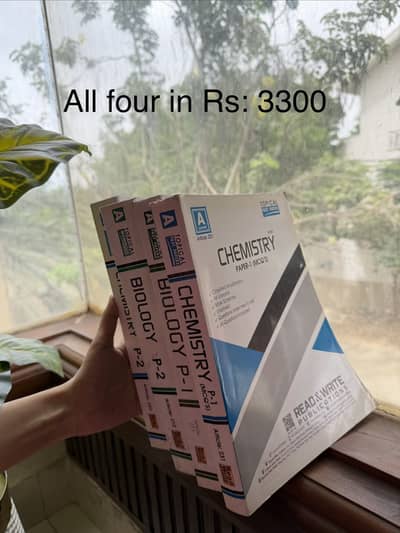 Books and Pastpapers for O/A levels pre-medical students