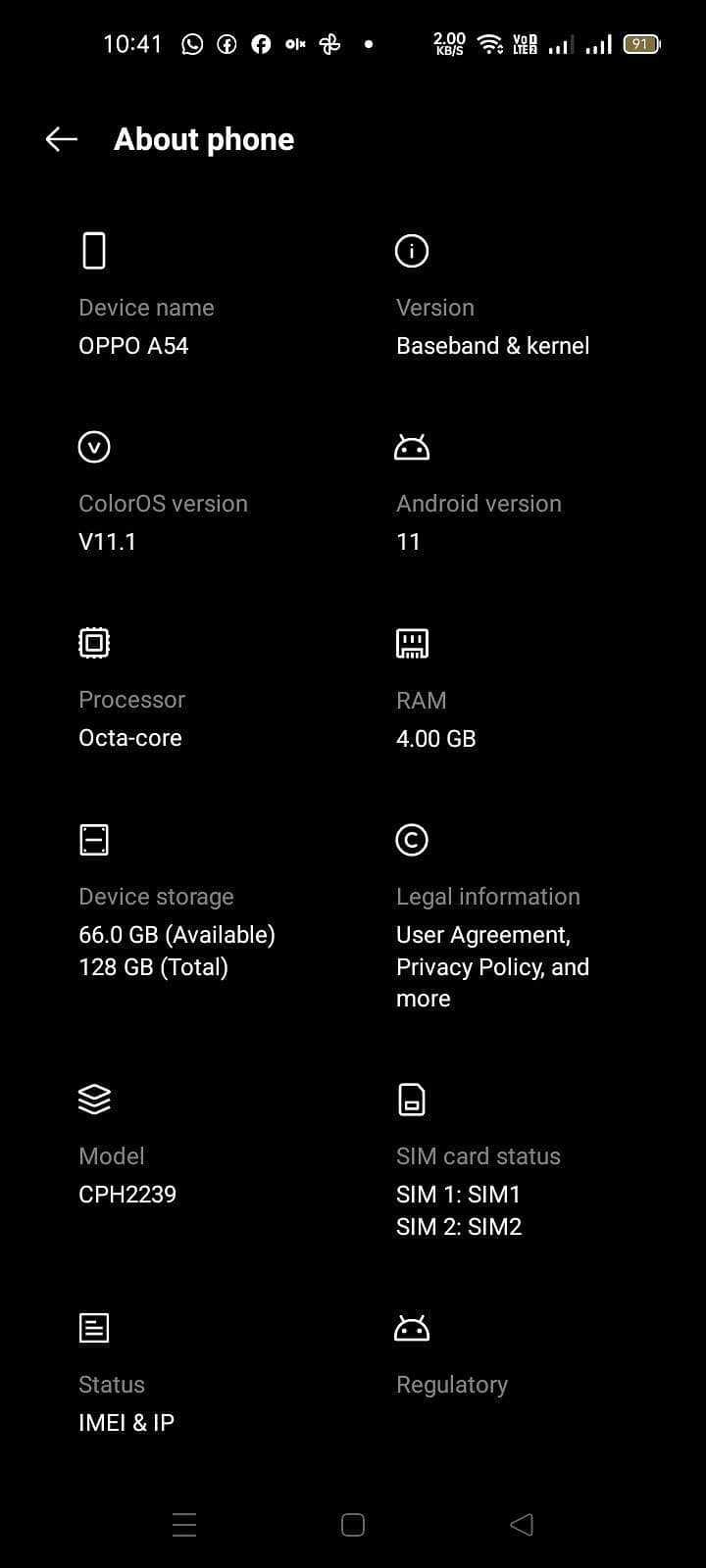 OPPO A54 4