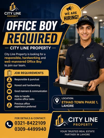 Office boy required