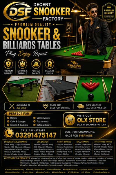 Rasson snooker table Riley snooker table XingPai snooker table Star ta