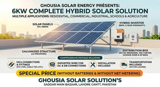 6kw Hybrid Solar Installation/ Solar Structure / Complete Setup