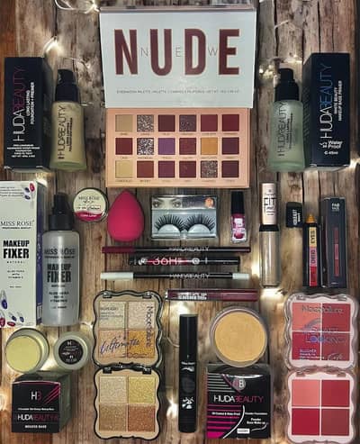 19 in 1 Makeup kit for Pakistani Brides and party goers.