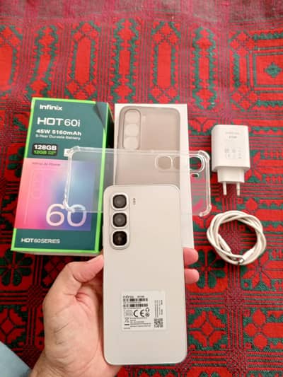 Infinix hot 60i like new and 7 to 8 months warranty