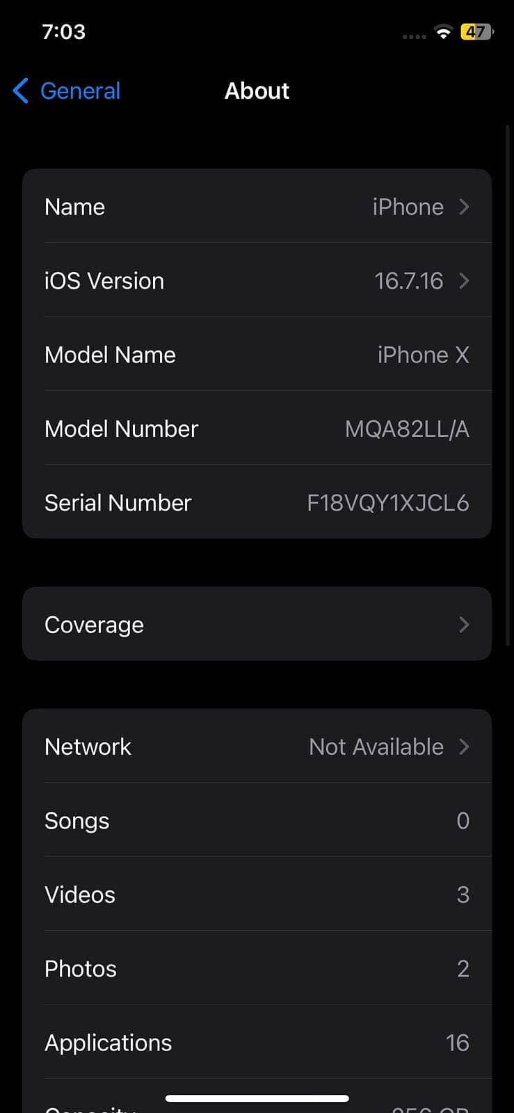 iPhone X 8