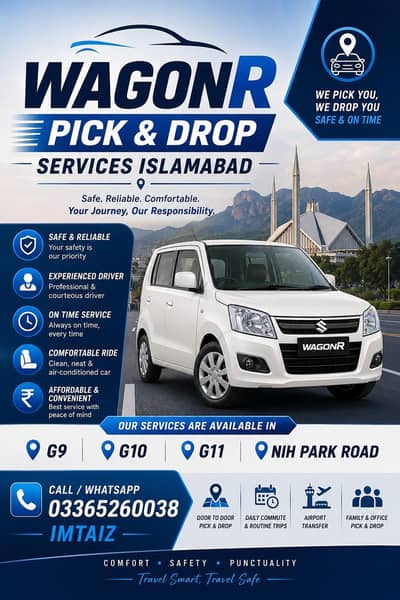 Pick & Drip Services-Islamabad