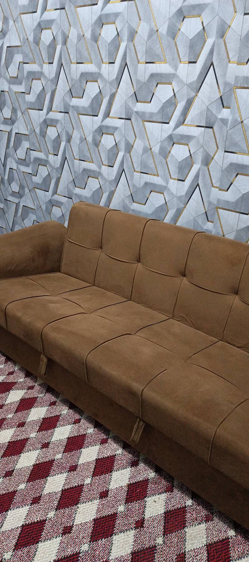 2 month used sofa plus  bed 4