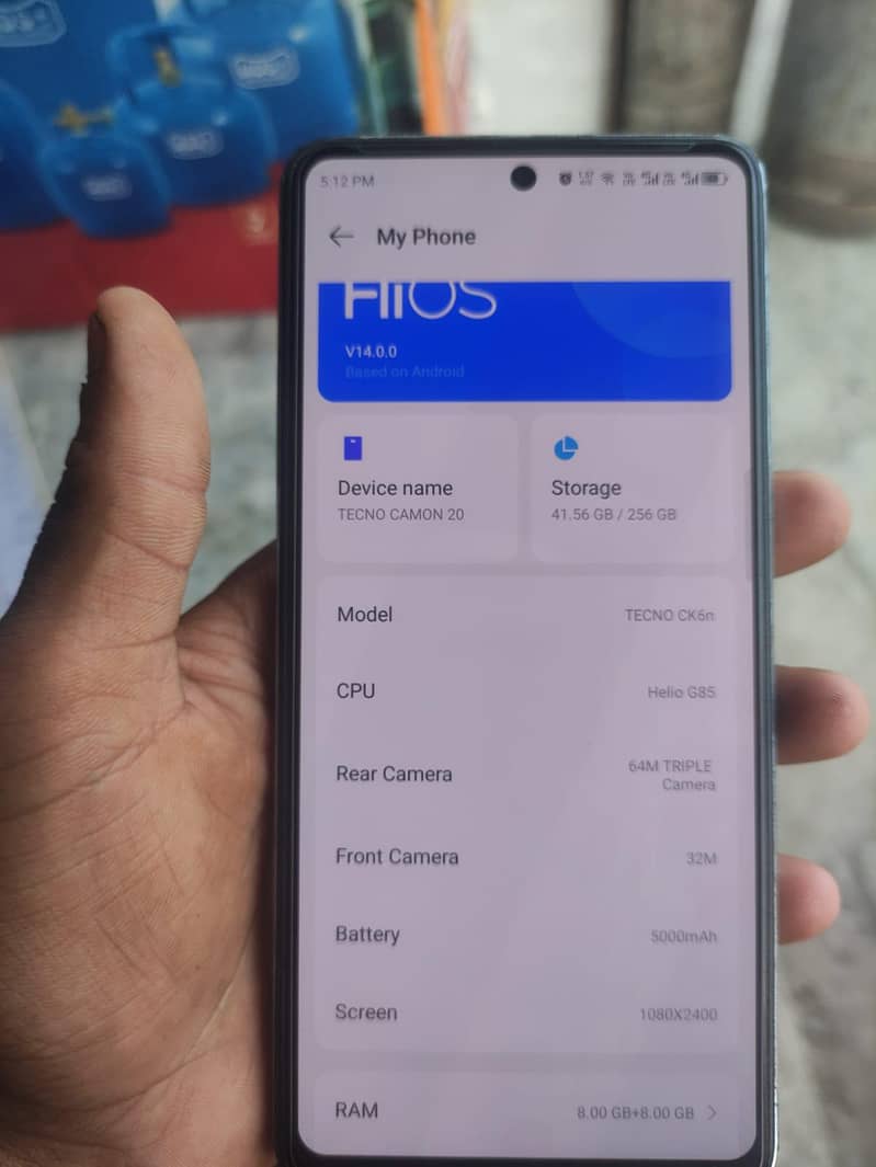 Tecno CAMON 20 6