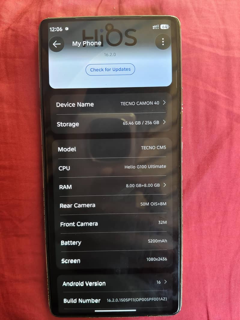 Tecno CAMON 40 3