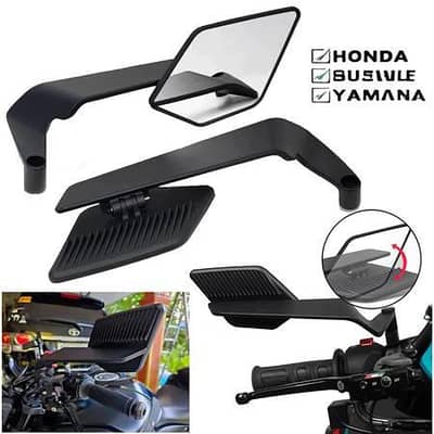 Bike wings Mirror Metal Body