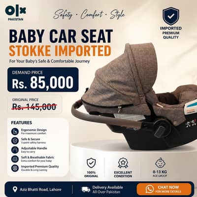 Title  Premium Baby Car Seat – Gently Used, Excellent Condition 9/10