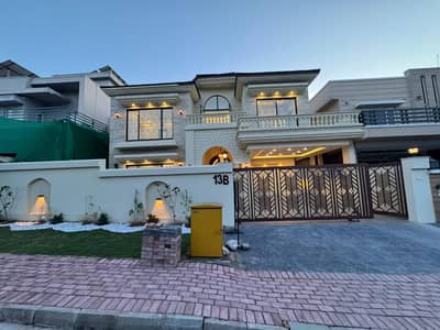 1 Kanal Designer House For Sale A + Construction 15kv Solar Installed Sector C Bahria Enclave Islamabad