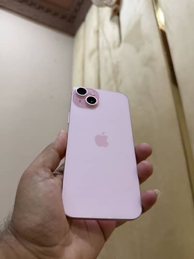 Apple iPhone 15 plus pink color jv only phone no open no repair