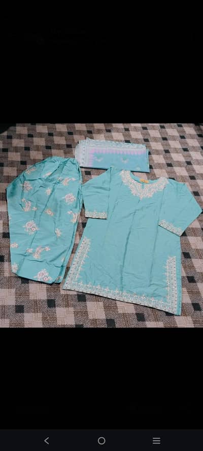 3pc embroidered frshi shalwar