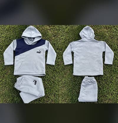 Winter Fleece Tracksuit for Kids – Hoodie &