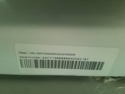 haier 1.5 ton heat/ cool new