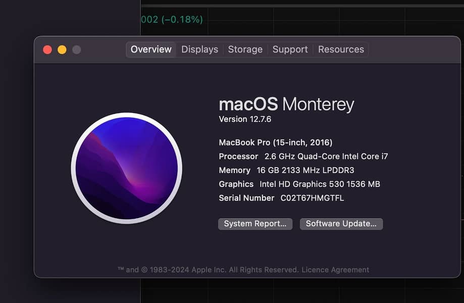 MACBOOK Pro 2016 7