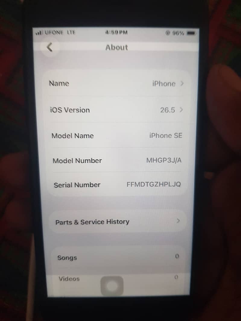Apple iPhone SE 0
