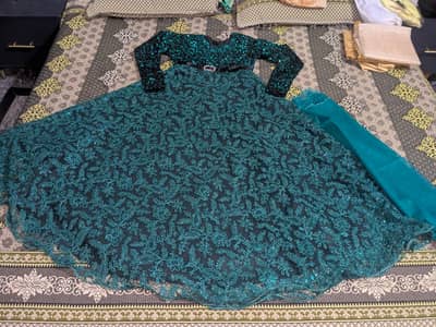 wedding maxiii dark green no in used full new