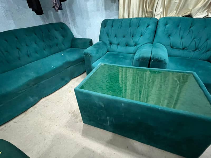 5 seater sofa set with table 1