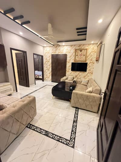 Luxury Furnished Ground Portion For Rent (Near Meezan bank)