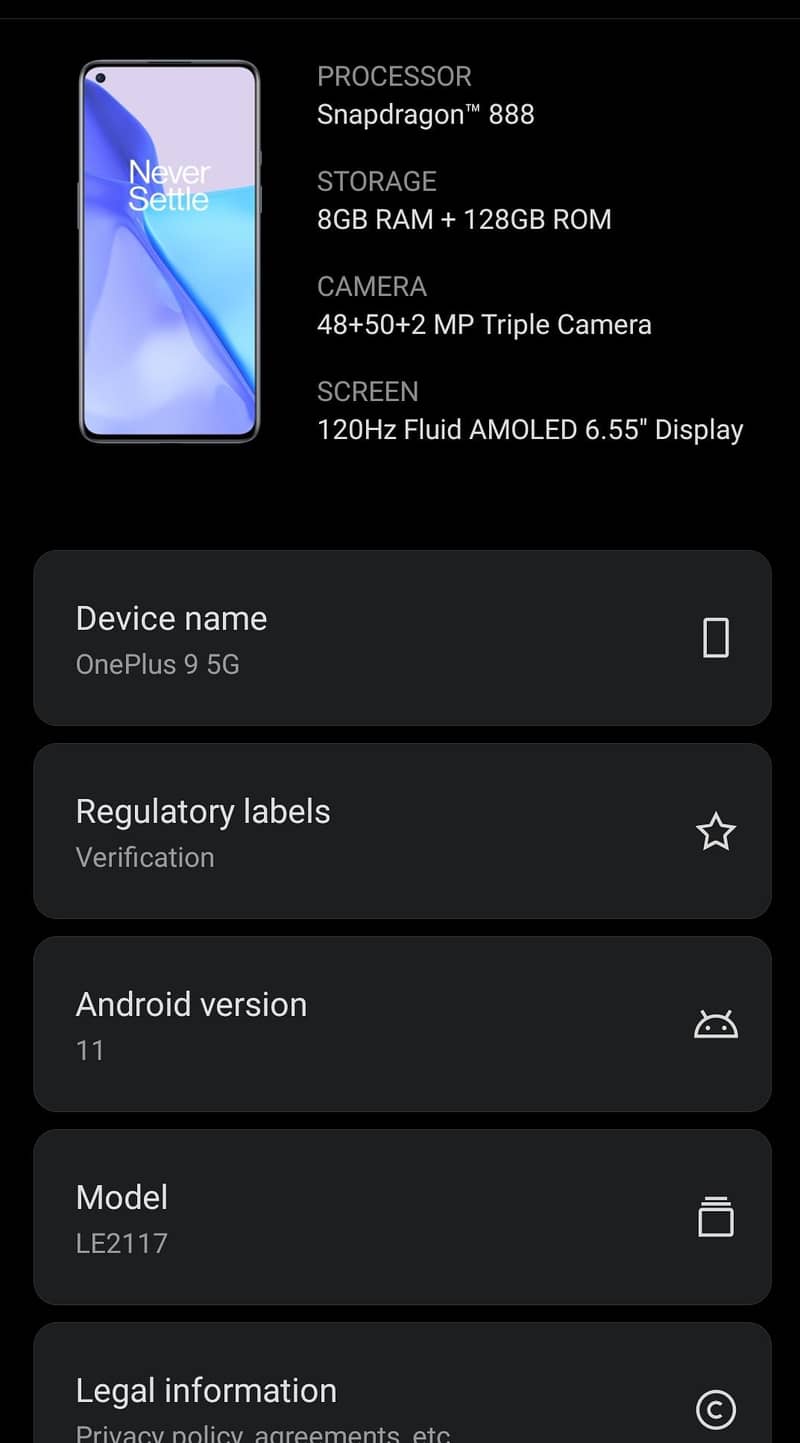 One Plus 9 6