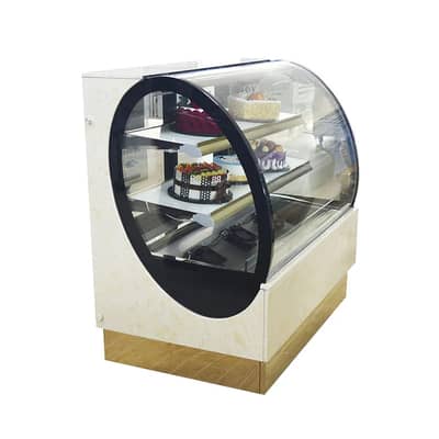 Commercial Cafe Shop Vertical Grill Tray Refrigerator Countertop Baker