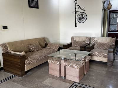 5 Seater Sofa Set With Center Table set [ Four stwols ]