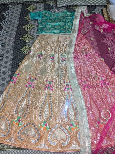 wedding dress . . . mehendi lehnga
