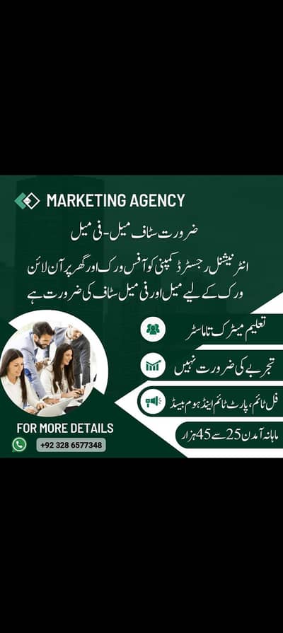 part time ,full time ,home based online job