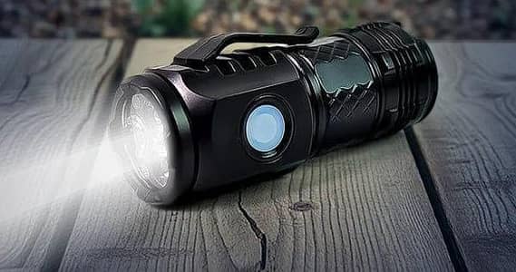 USB Rechargable LED Torch Light /Compact Size