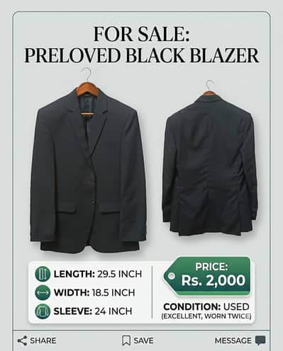 Coat for Men - One Pcs 2000 - Nazimabad, Karachi