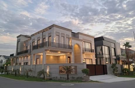 1 Kanal Brand New Corner Double Unit House On 100 Ft Road For Sale In DHA Phase 7 Lahore