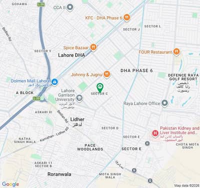 Centrally Located Residential Plot For sale In DHA Phase 6 - Block C Available