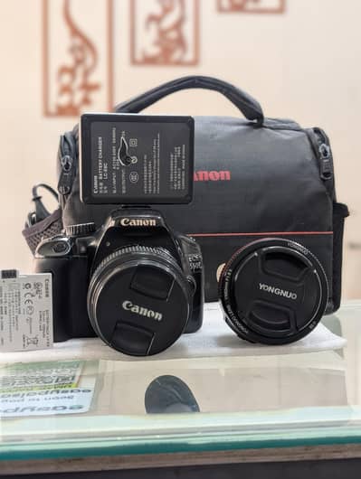 Canon EOS 550D With Yongnuo 50mm F1.8