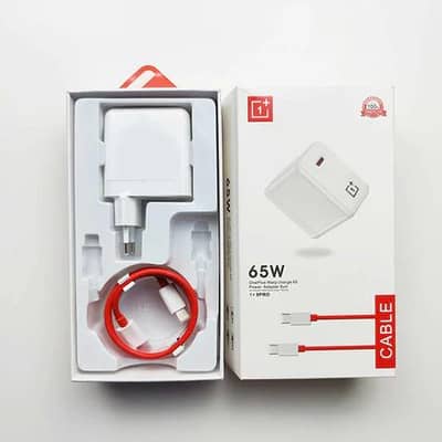 OnePlus 65W fast charger with cable