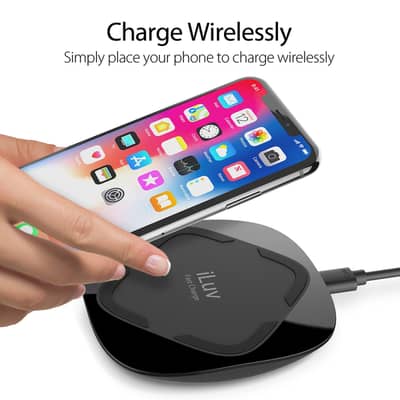  iLuv 15W Fast Wireless Charger Qi Certified