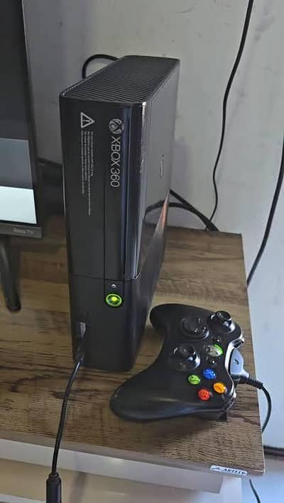 Xbox 360e Ultra Slim 500GB 200+ Heavy Games With Monitor