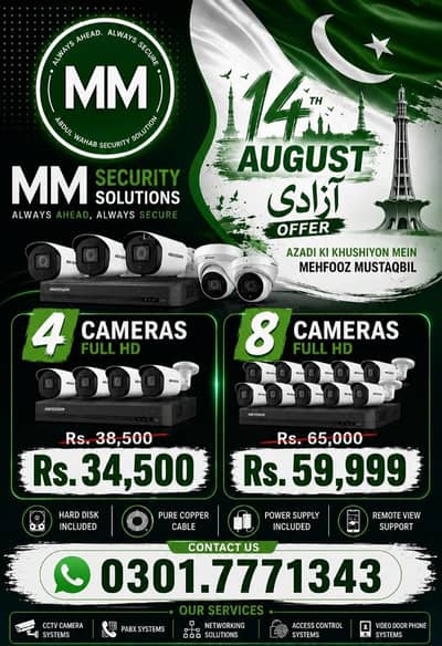 Cctv and All types Cameras installation