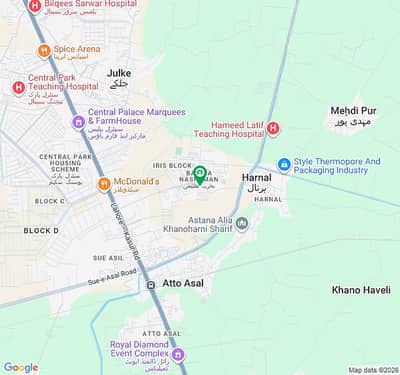 Near To Park Bahria Nasheman - Sunflower Residential Plot For Sale Sized 5 Marla