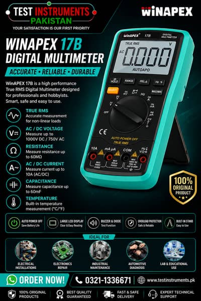Winapex 17B Digital Multimeter  In Pakistan