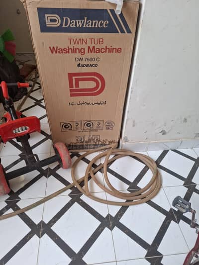 dawlance 10 kg washing maching 7500c